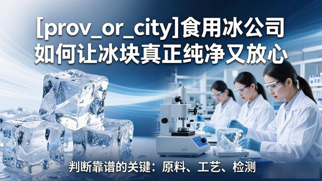 武汉食用冰公司如何让冰块真正纯净又放心